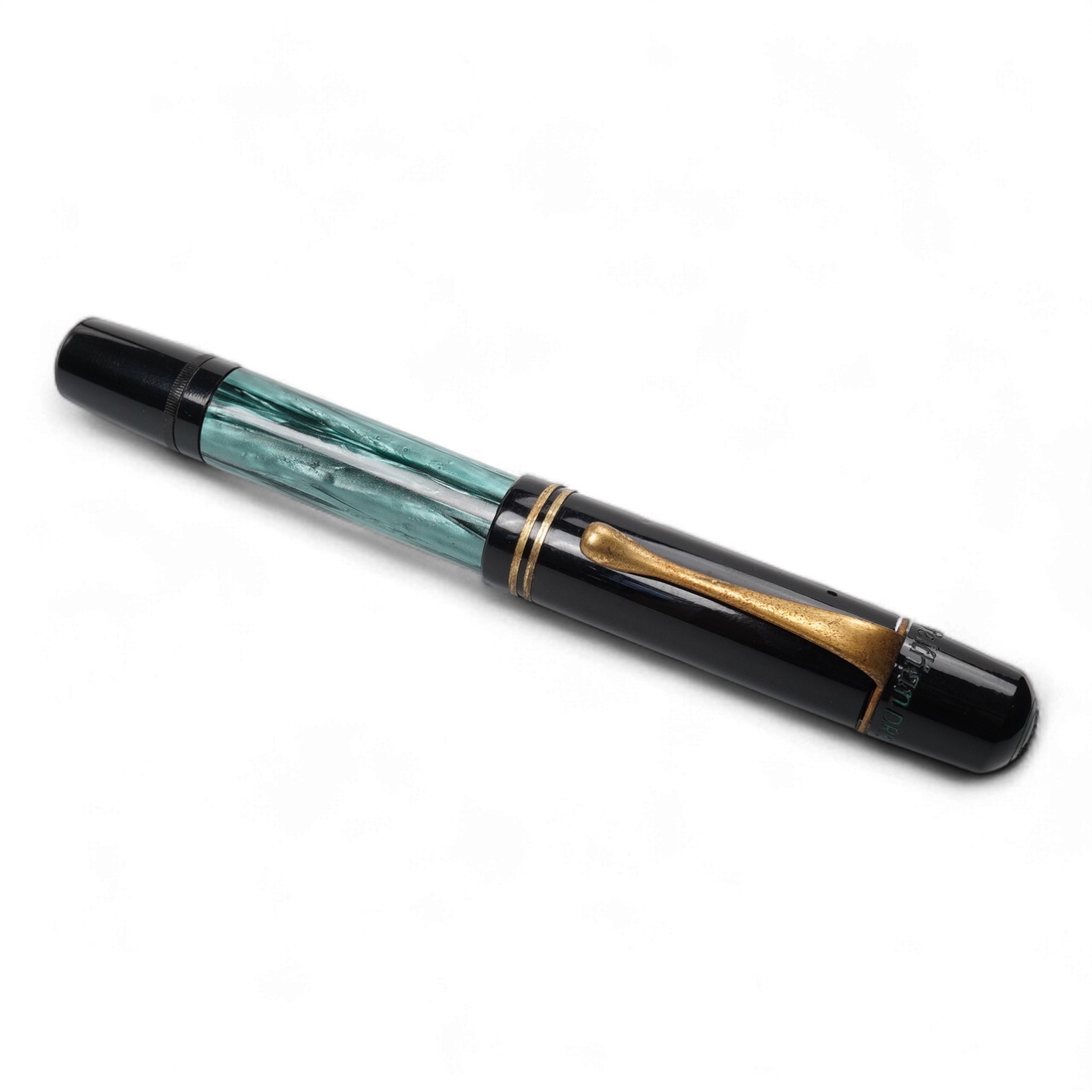A Pelikan 100N fountain pen fitted with a 14ct. gold Pelkan nib